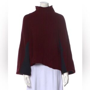 Zadig & Voltaire Burgundy Lola Knit Sweater Size S